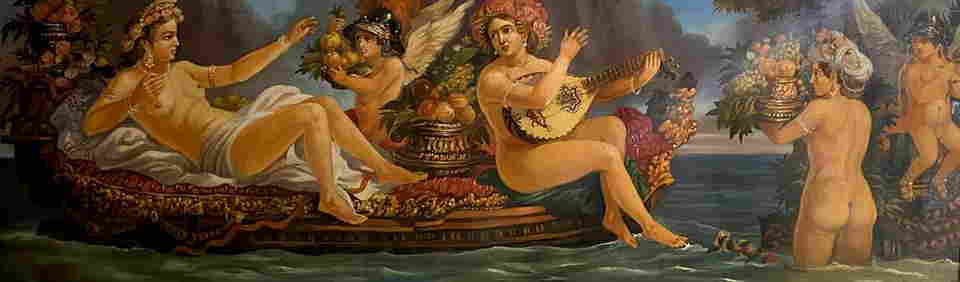 Oil painting Walk of Aphrodite Alexander Arkadievich Litvinov (1 of 10)