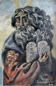 Oil painting Moses Litvinov Daniil Olegovich (1 of 7)