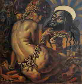Oil painting Salome Litvinov Daniil Olegovich (1 of 7)