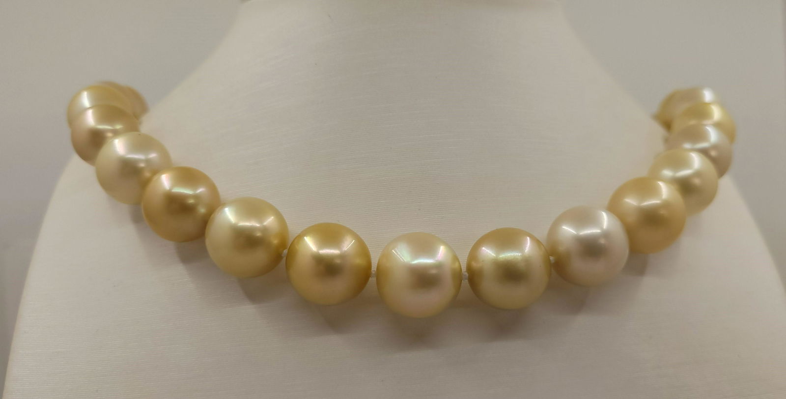 12.2x14.5mm Multi Golden South Sea Pearls - Necklace (1 of 14)