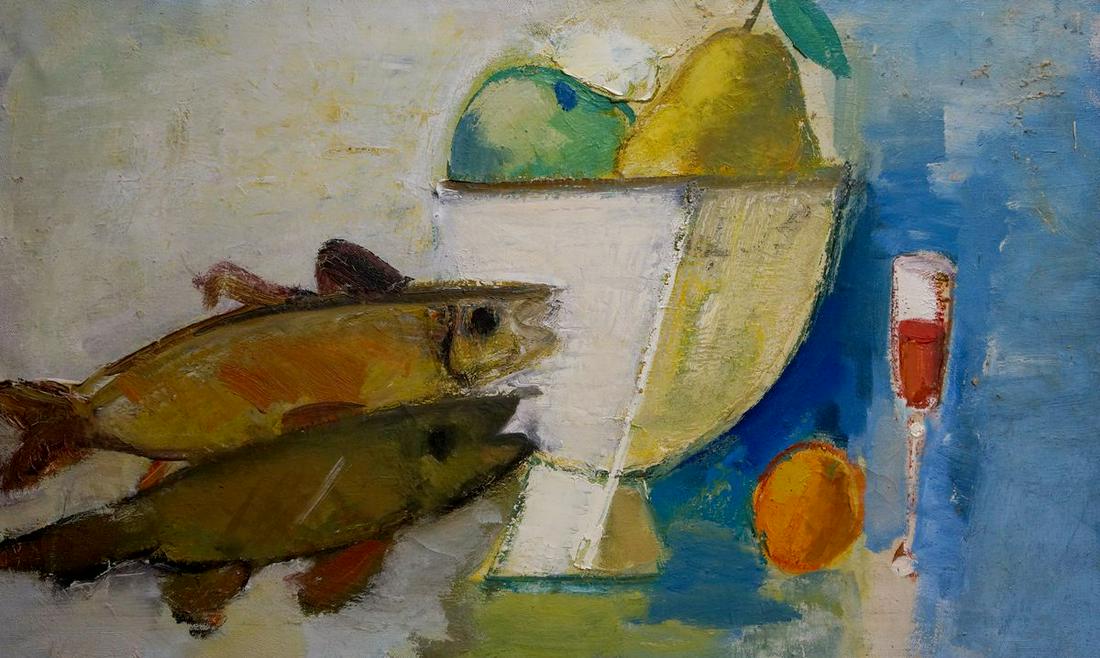 Abstract oil painting Still life (1 of 10)