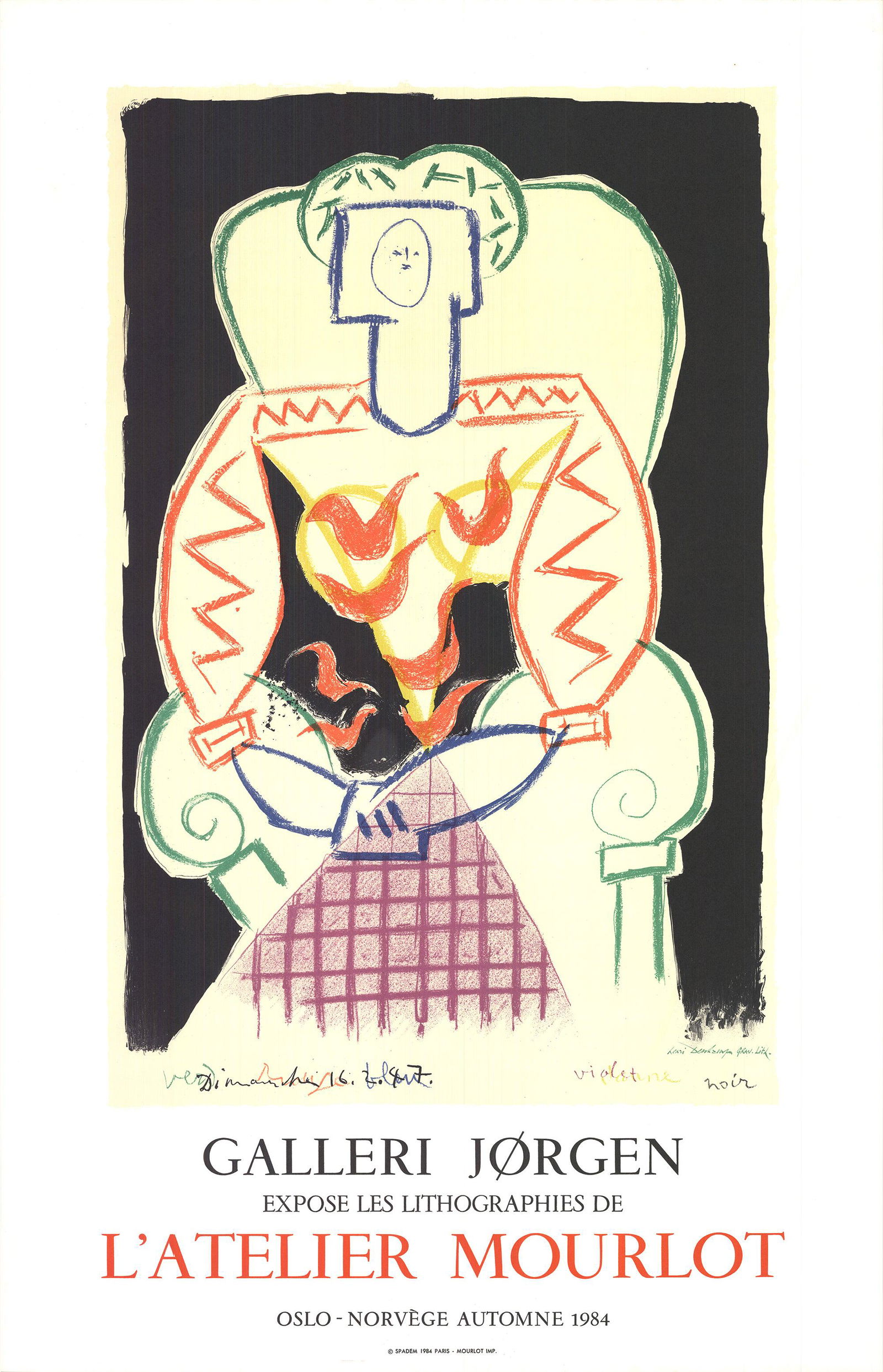 Pablo Picasso - Galerie Jorgen, L'Atelier Mourlot - 1984 Lithograph 30.75" x 19.75" (1 of 3)