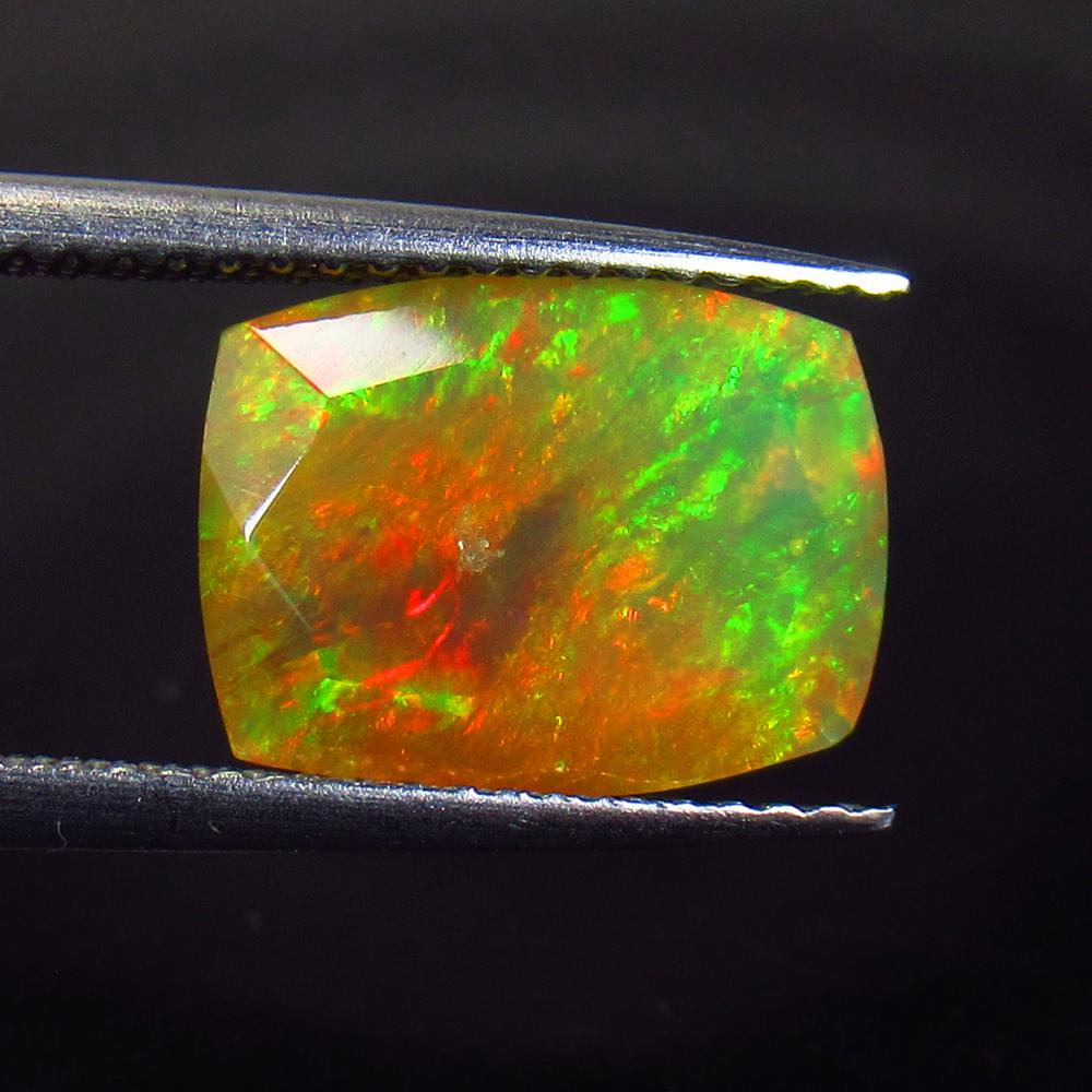 2.64 Ctw Natural Multi-Color Fire Opal Cushion Cut (1 of 2)