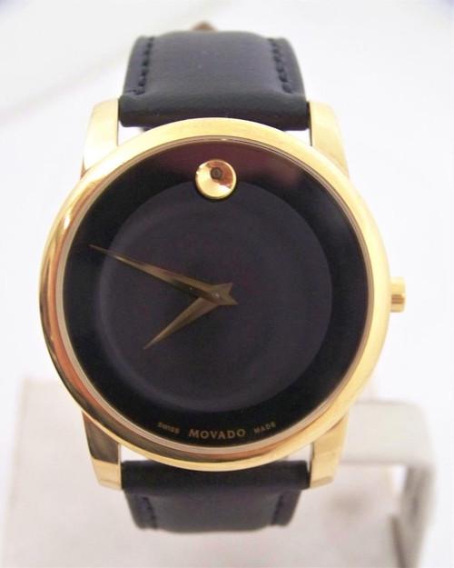 Mens S/Steel 18k Yellow GP MOVADO MUSEUM watch 07.1.36.1262* EXLNT* 40 mm (1 of 10)