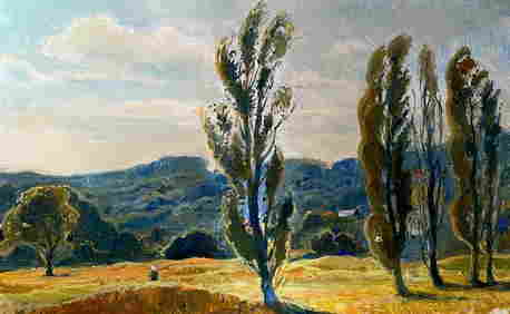 Oil painting Poplar Litvinov Oleg Arkad'yevich (1 of 9)