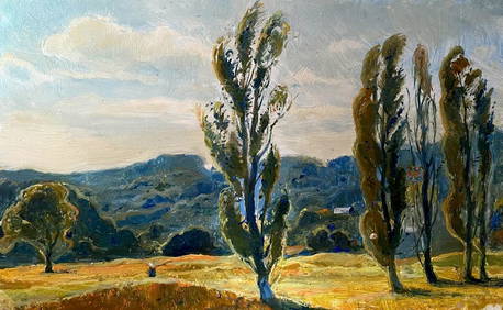 Oil painting Poplar Litvinov Oleg Arkad'yevich (1 of 9)