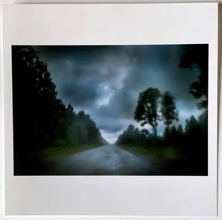 Todd Hido: #5406 from the series A Road Divided. 2006: Color photograph signed in pen verso, 6" x 6" sheet Reserve: $250.00 Shipping: Domestic: Flat-rate of $15.00&#160;to anywhere within the contiguous U.S. International: Foreign shipping rates are deter