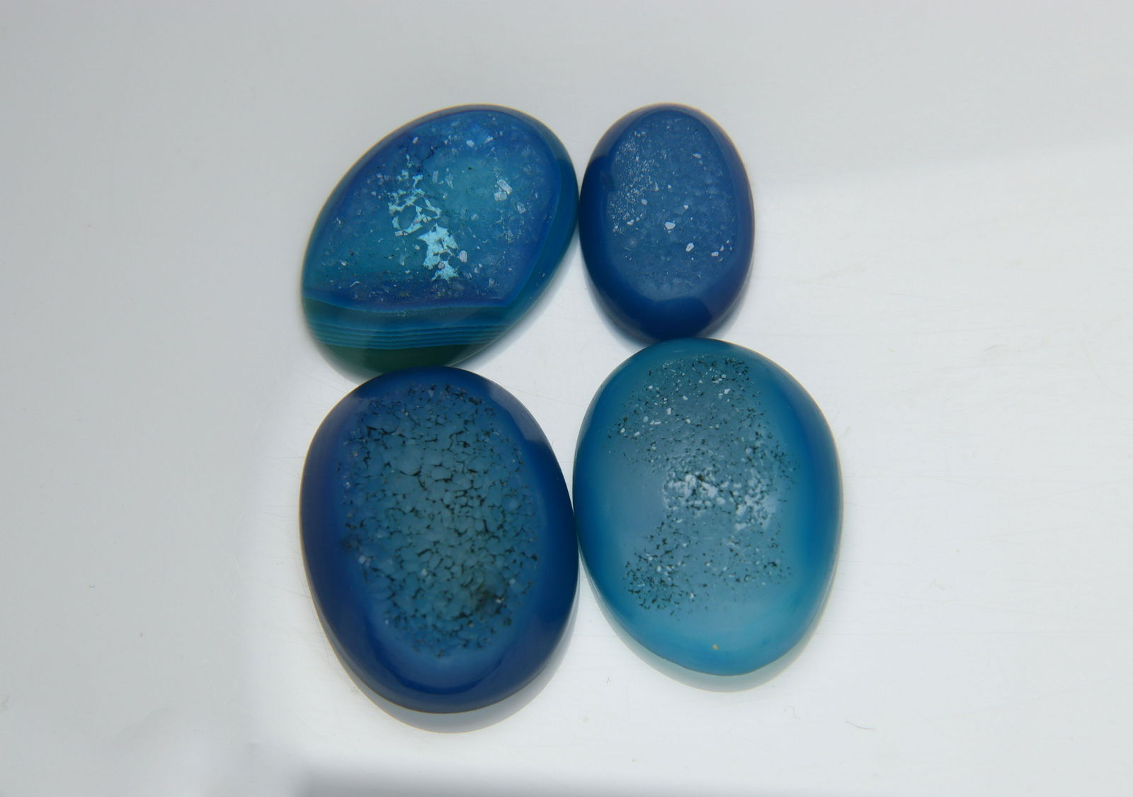 48.07 cts Natural Onyx Druzy Set (1 of 2)