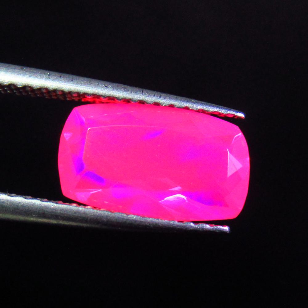 1.30 Ct Natural Ethiopian Pink Fire Opal Cushion Cut (1 of 2)