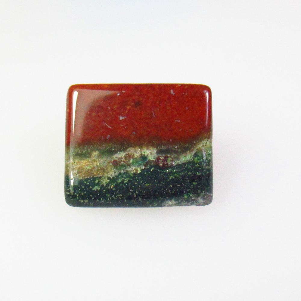 6.24 Ct Natural Drilled Jasper Octagon Cab: No Reserve! Title: 6.24 Ct Natural Drilled Jasper Octagon Cab Stone Clarity: Opaque Gemstones: Natural Jasper Quartz Carat Weights: 6.247 Size/Dimensions: 12.40 x 10.50 x 6.40 mm Additional Informatio