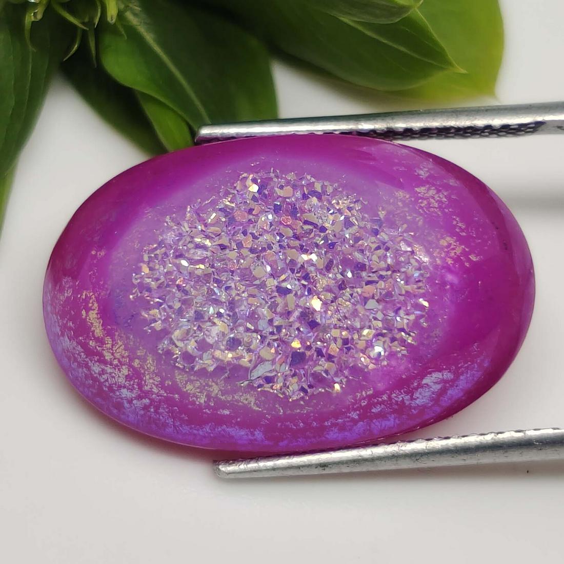 16.55 ct Natural Good Druzy (1 of 2)