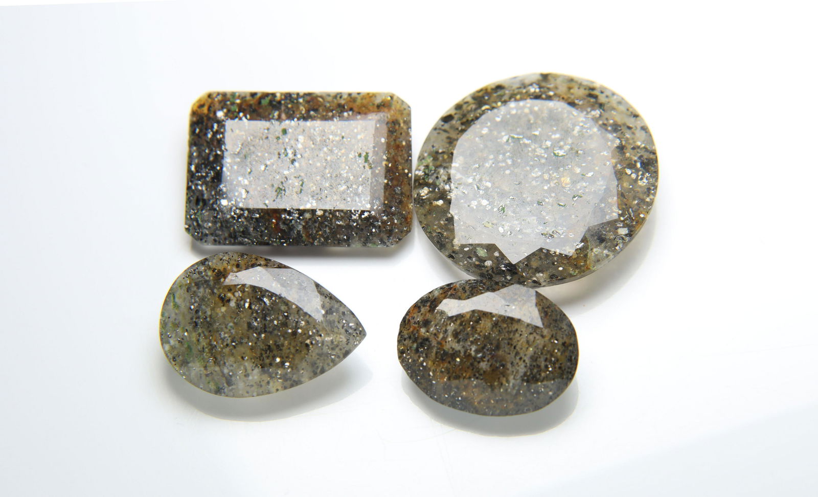 52.21 Cts Natural Black Sunstone Set (1 of 5)