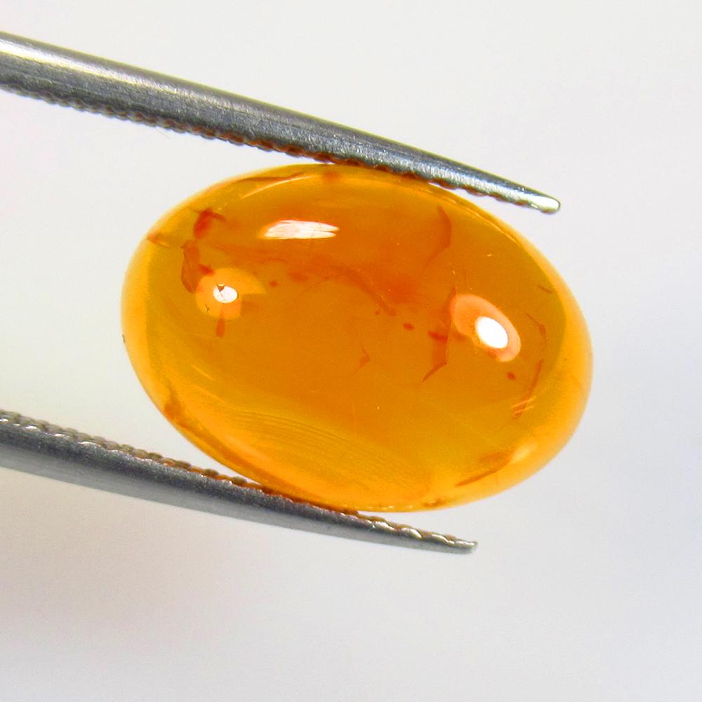 4.60 Ctw Natural Carnelian Oval Cab: No Reserve! Title: 4.60 Ctw Natural Carnelian Oval Cab Stone Clarity: Semi-Transparent Gemstones: Carnelian Carat Weights: 4.6 Size/Dimensions: 14.10 x 9.90 x 4.60 mm Additional Information: Excellent