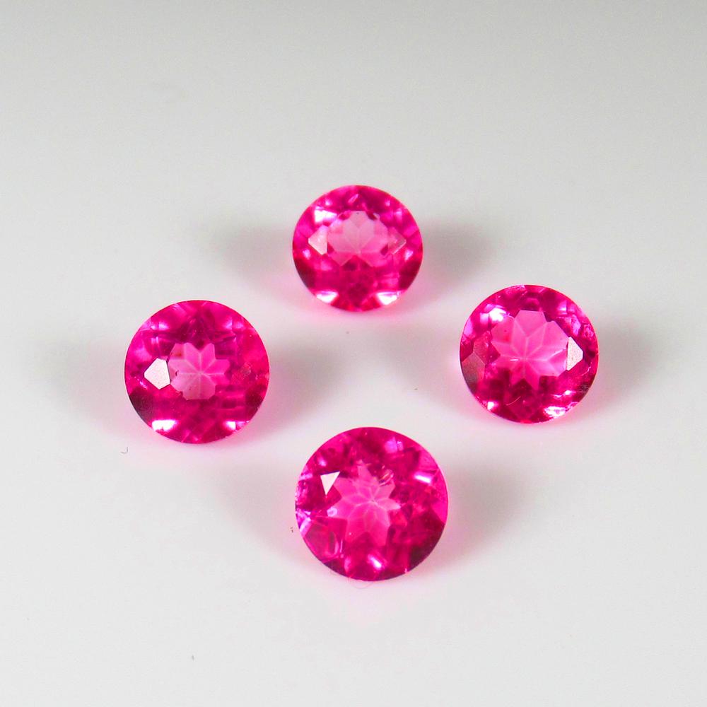 Natural Pink Topaz Set - 4.31 Ct (1 of 2)