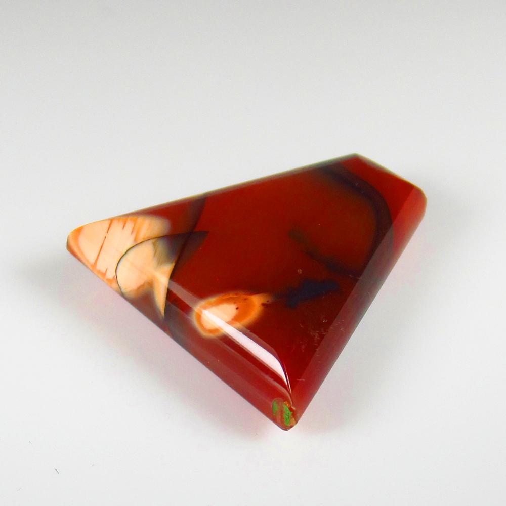 Natural Jasper Quartz - 27.88 Ct: No Reserve! Title: Natural Jasper Quartz - 27.88 Ct Origin: Brazil Weight: 27.88 Size/Dimensions: 28.0 x 24.0 x 7.5 mm Additional Information: Pieces : 1 No's / Shape : Fancy Cabochon / Color : Orange