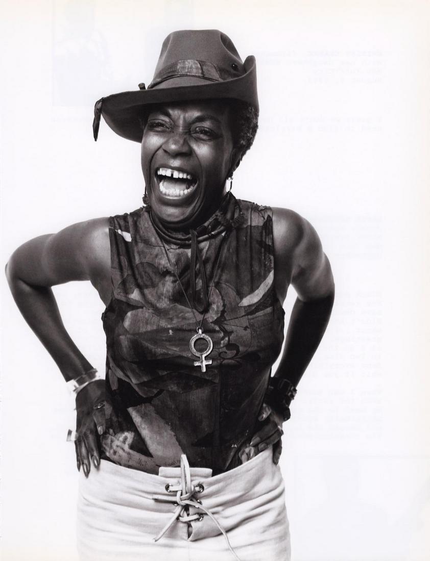 RICHARD AVEDON - Florynce Kennedy, Civil Rights Lawyer, NYC, 1969: Artist:RICHARD AVEDON Print Title: Florynce Kennedy, Civil Rights Lawyer, NYC, 1969 Medium:Duotone Photo-lithograph Printed in Printed in 1990s in the USA Image size (inches) approx.12 x 9” Richard 