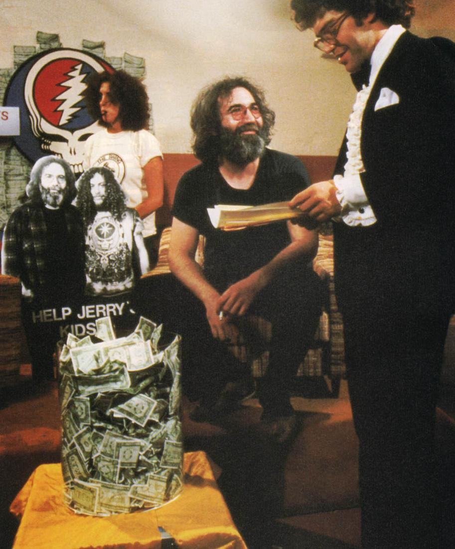 JOHN WERNER - Jerry Garcia with Al Franken, Jerry Kids Telethon, 1990 (1 of 1)