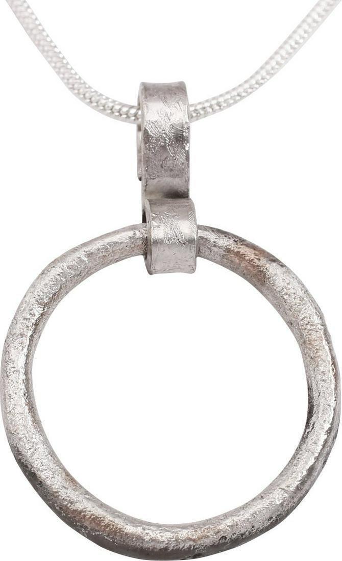 CELTIC PROSPERITY RING NECKLACE C. 400 - 100 BC (1 of 3)