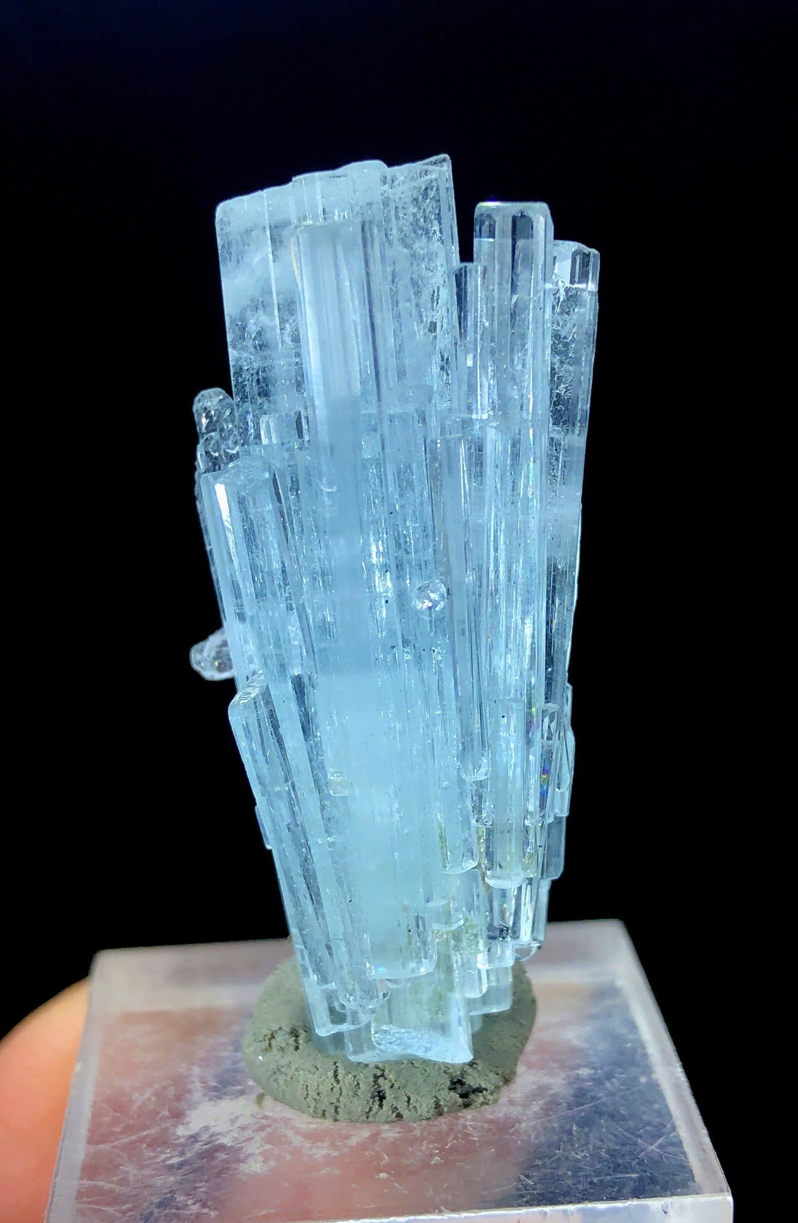 Terminated Blue Aquamarine Crystals, Aquamarine Cluster, Crystal Specimen, Aquamarine From Shigar (1 of 7)