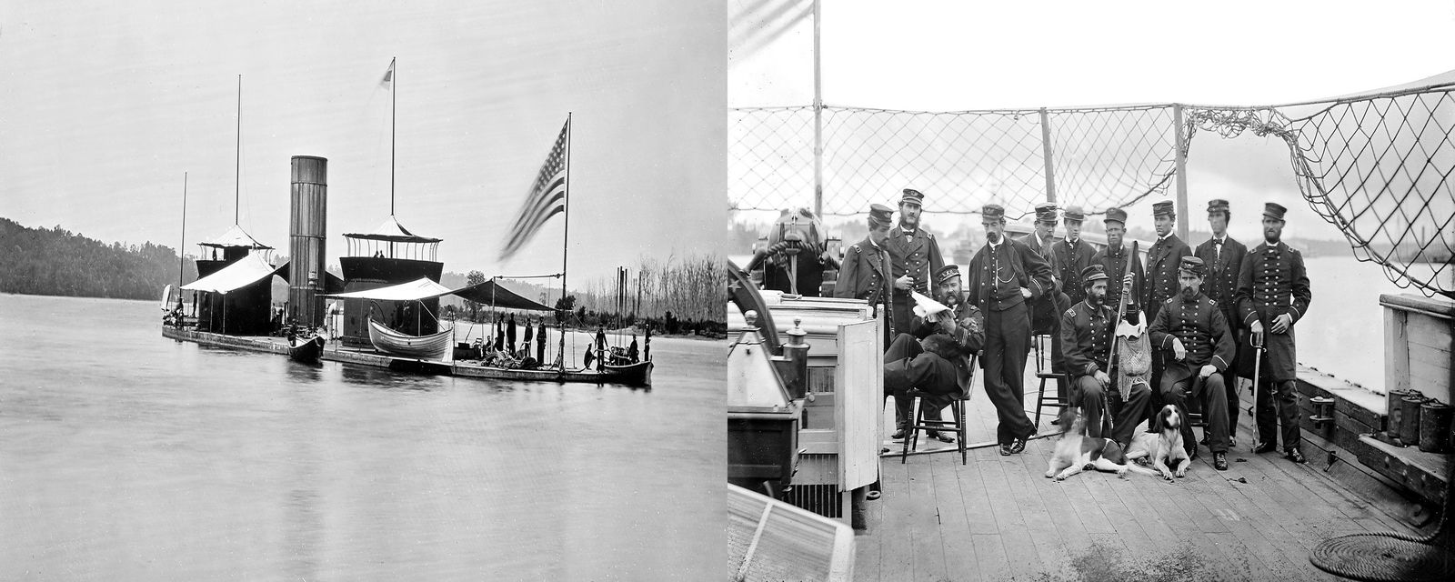 1862, 2 LOTS_1 RESERVE; THE USS MONITOR_PLUS_CREW OF USS MONITOR (1 of 4)