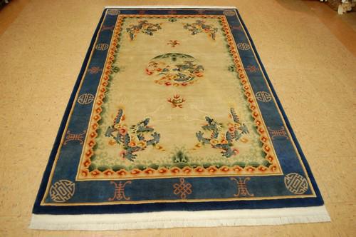 c1940s CHINESE RUG 4'11'x 8' (1 of 12)