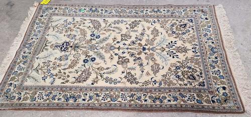 Fine Hand Knotted Persian Qum Rug 3.3x5.3 ft (1 of 6)