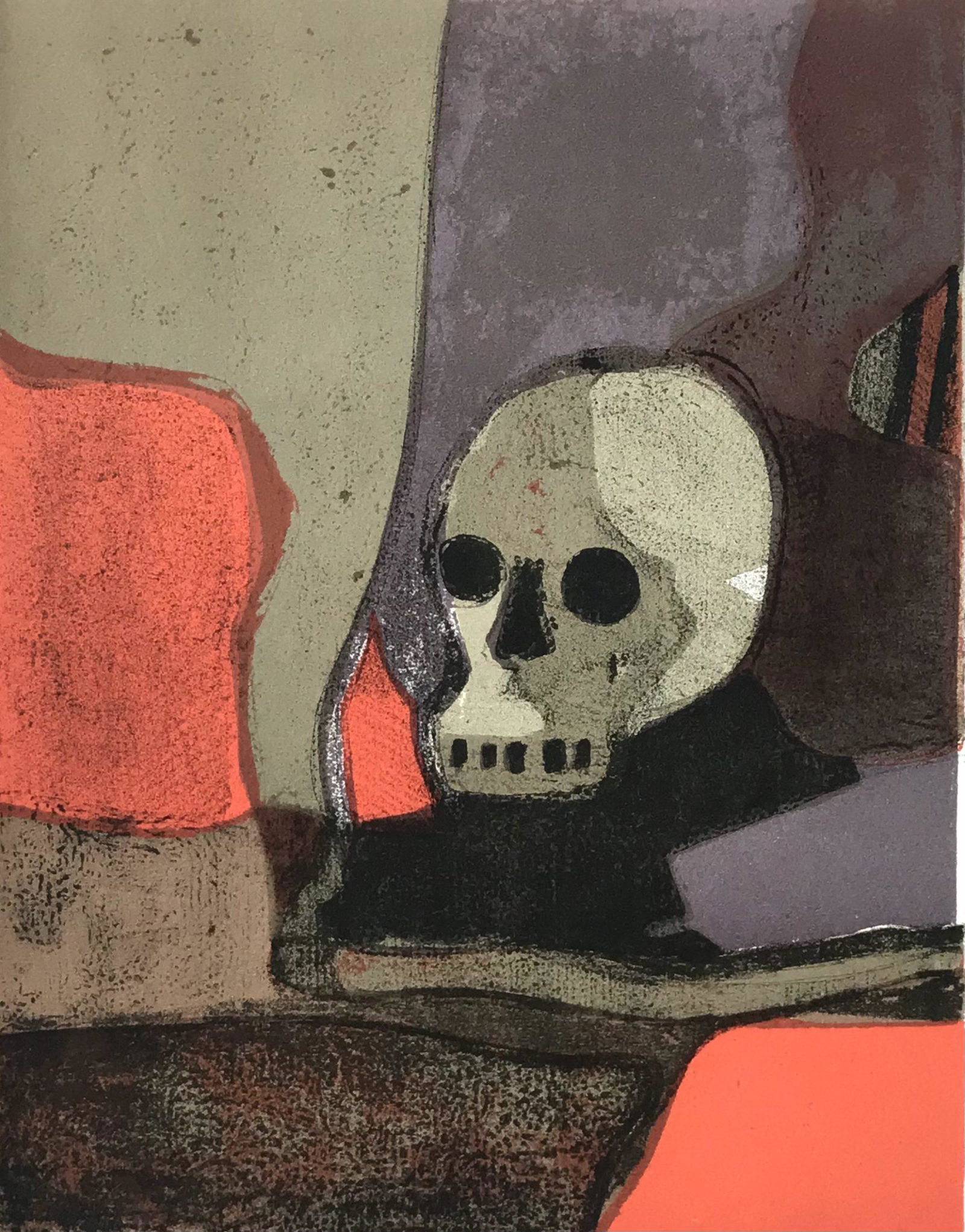 1969 Andre Minaux Original Lithograph V1-8 Mourlot (1 of 1)