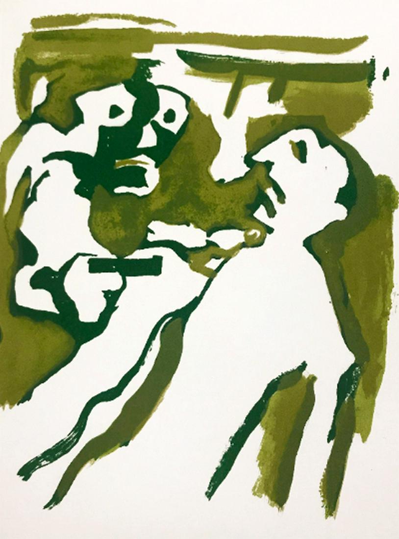 Francisco Bores Lithograph 1962, Untitled 18 (1 of 1)