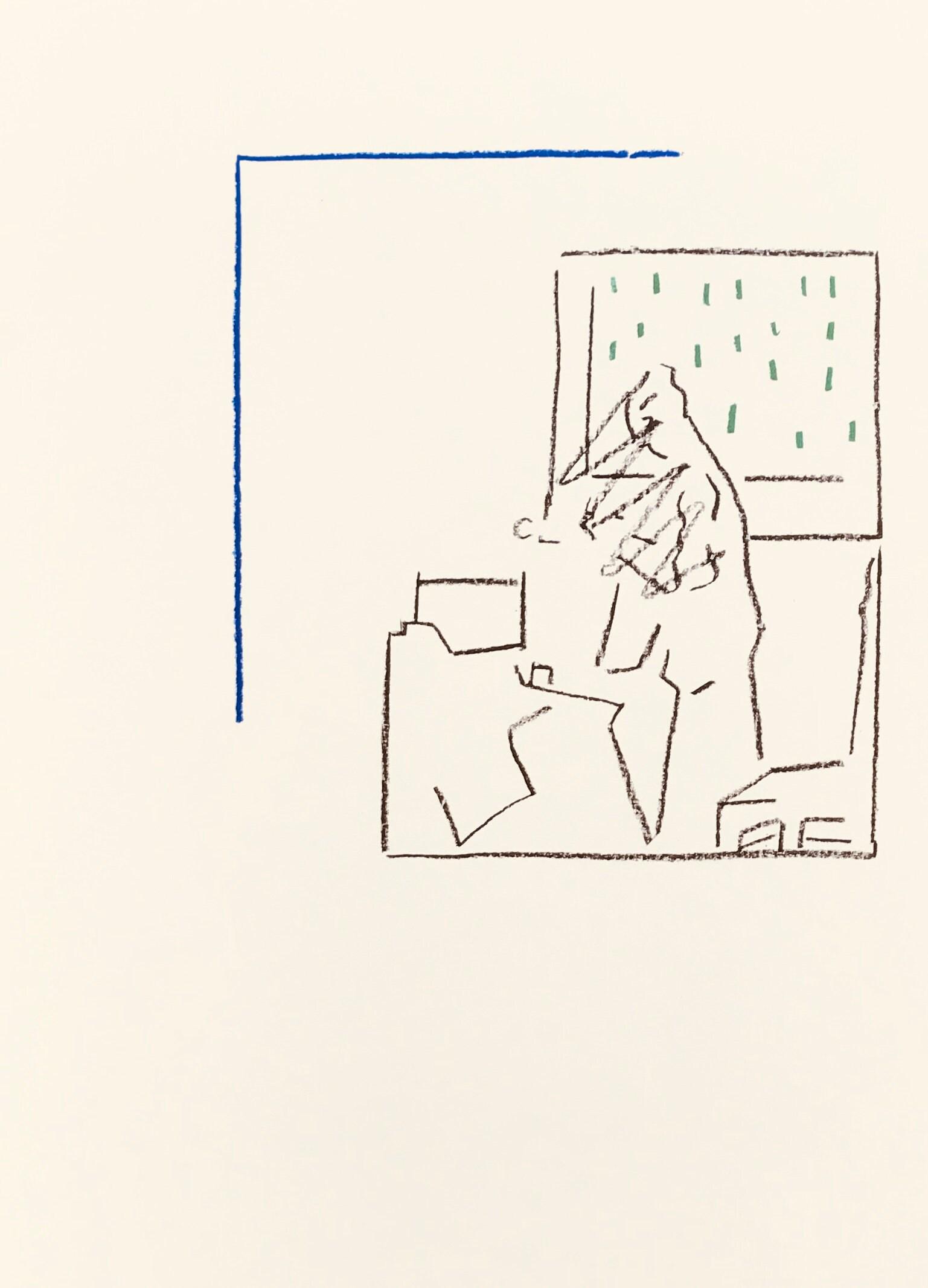 Pierre Buraglio Lithograph (N10-3) Vermeer (1 of 1)