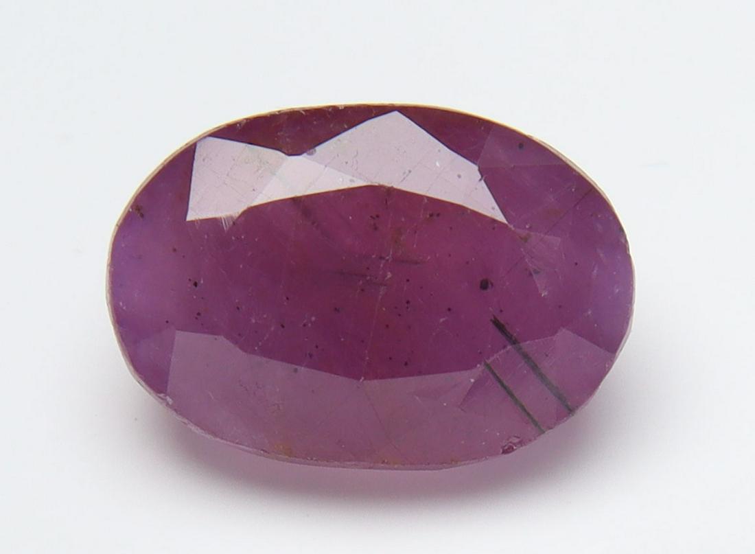 Genuine 3.71 Cts Natural Unheated Ruby (1 of 4)