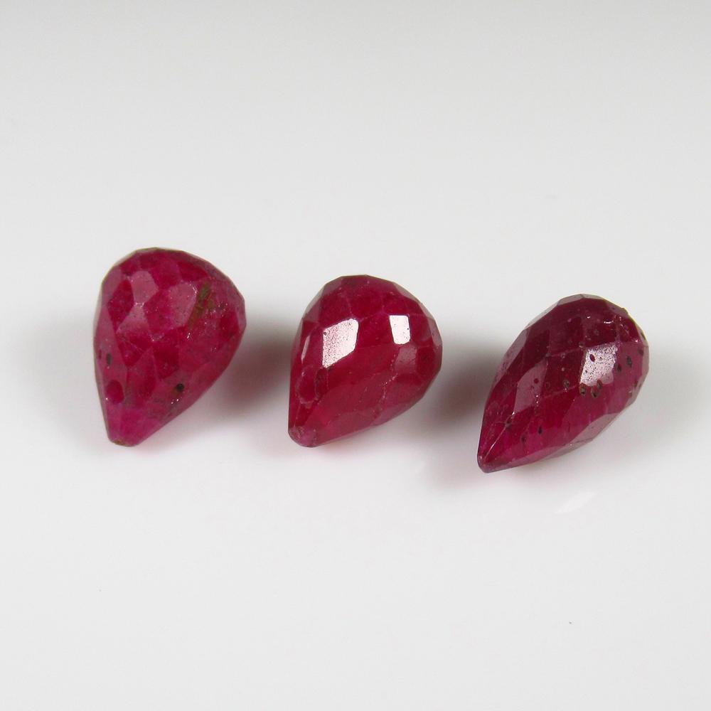 Natural Red Ruby Beads - 12.73 Ct (1 of 2)
