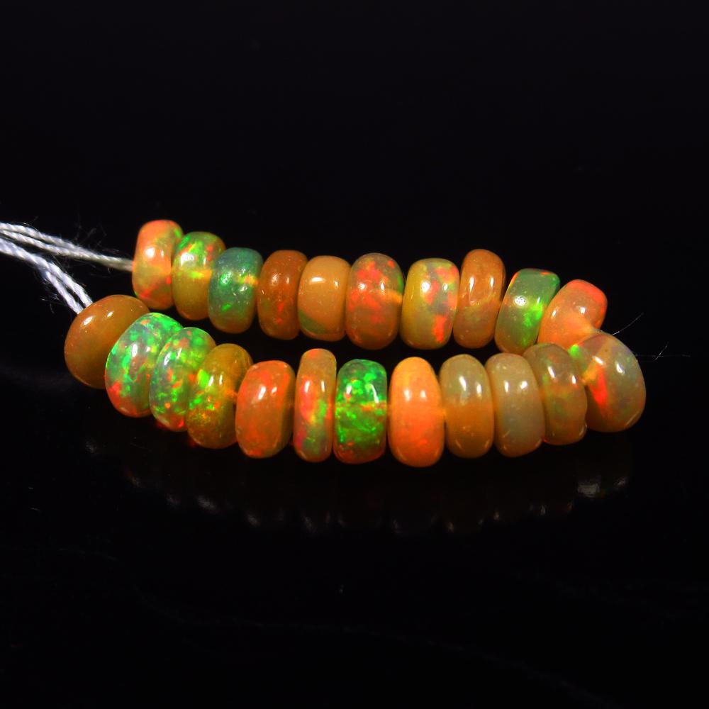 Natural Multicolor Opal Beads - 3.47 Ct (1 of 2)