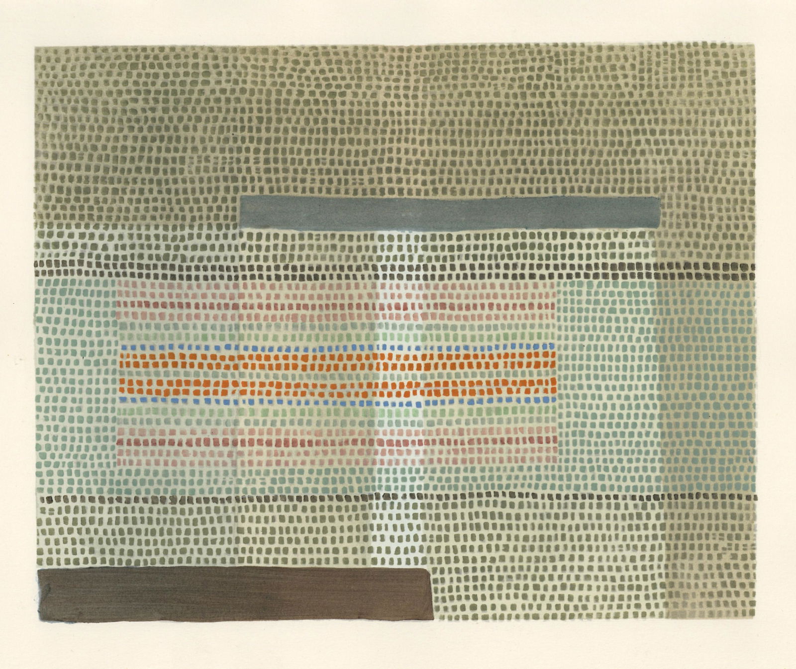 Paul Klee pochoir "Two Accentuated Layers" (1 of 1)