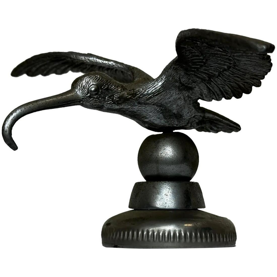 Collectible Rare British Desmo Lucifer Hummingbird Sheartail Bird Car Mascot (1 of 20)