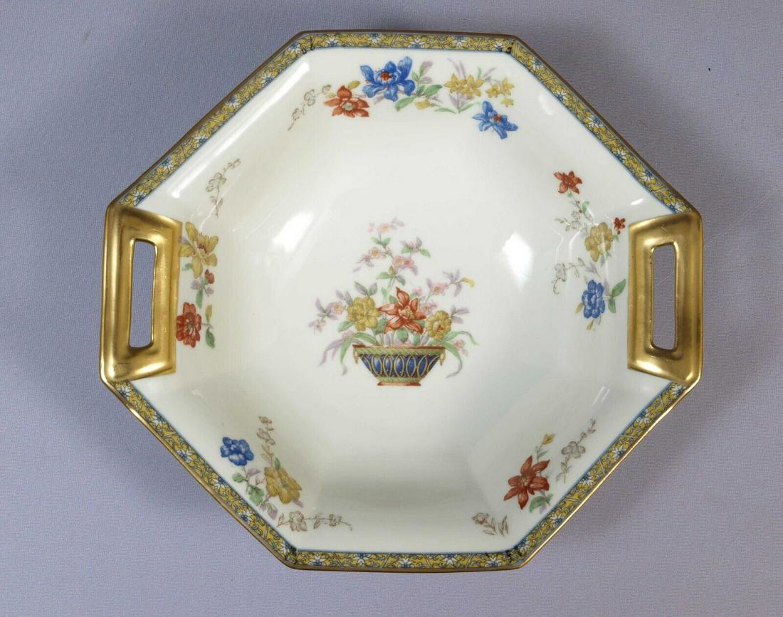 Limoges France GANGA HAVILAND Vegetable Serving BOWL Octagonal Antique 9 1/4" (1 of 5)