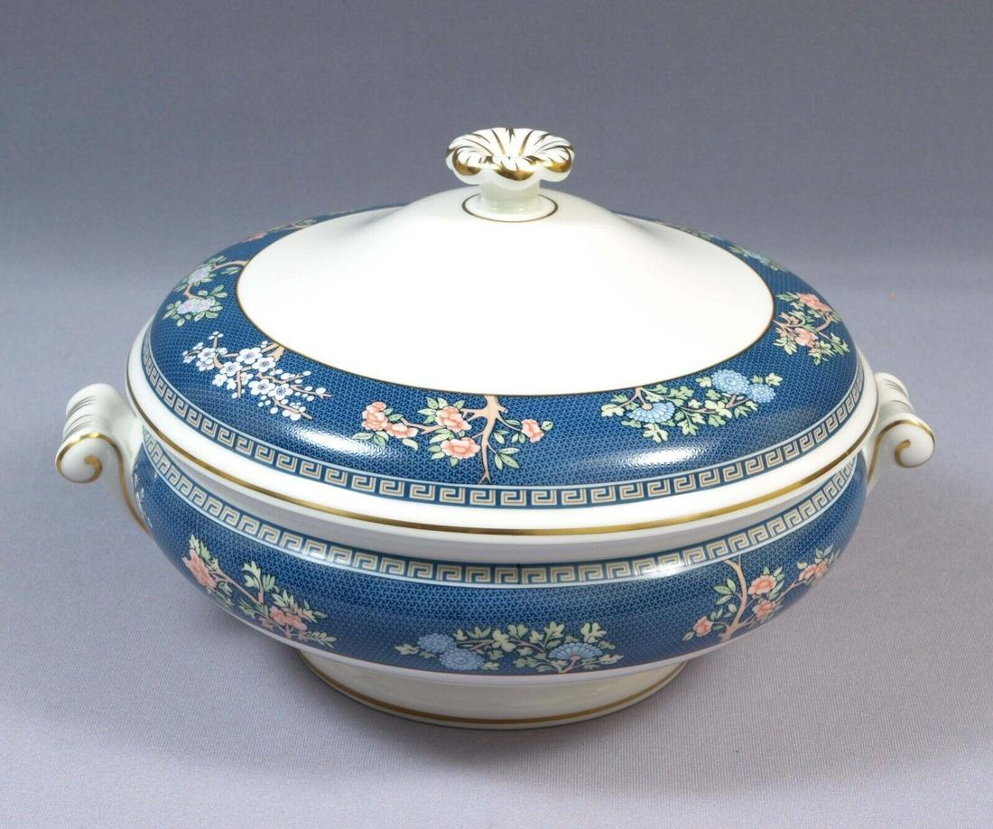 Wedgwood Blue Siam Soup Vegetable Tureen Bowl Dish England NEW (1 of 4)