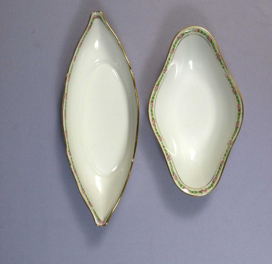 Limoges France CH Field Haviland GDA Serving Boats Trays Platters Rose Garland (1 of 5)