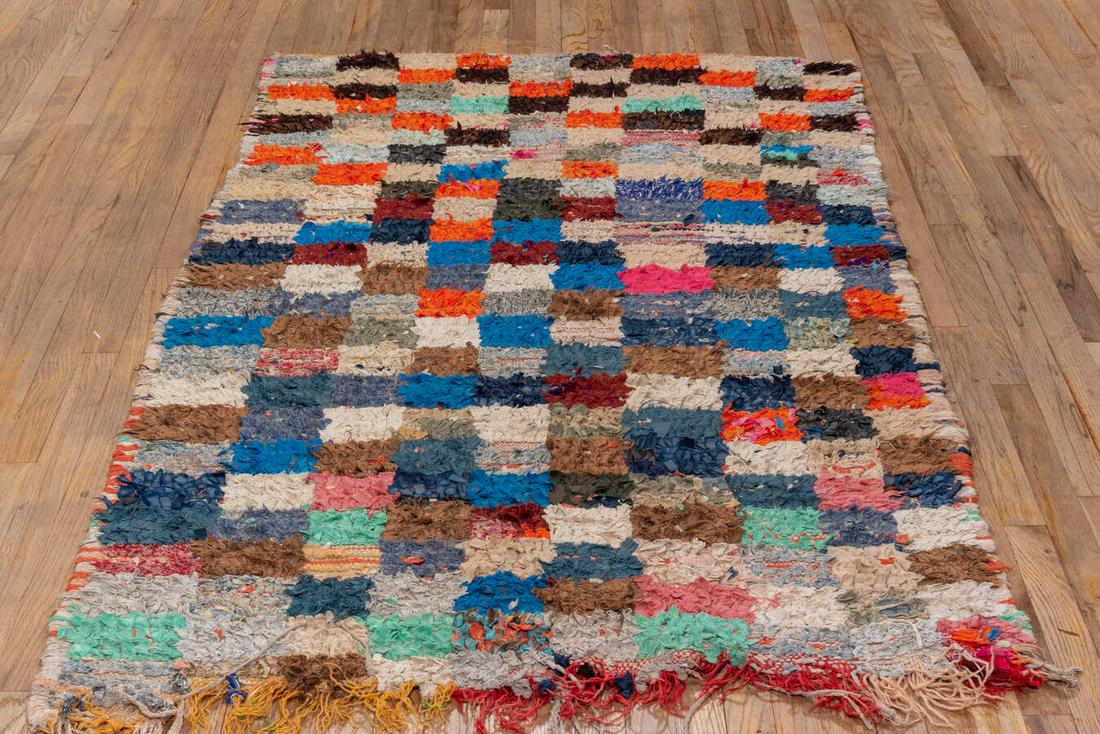 Modern Rag Rug Rug 4'0'' X 6'9'', Item # 57065 (1 of 6)