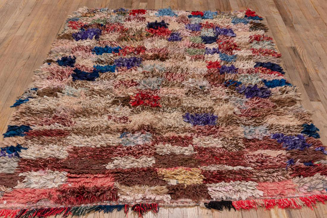 Modern Rag Rug Rug 4'9'' X 7'2'', Item # 57064 (1 of 6)