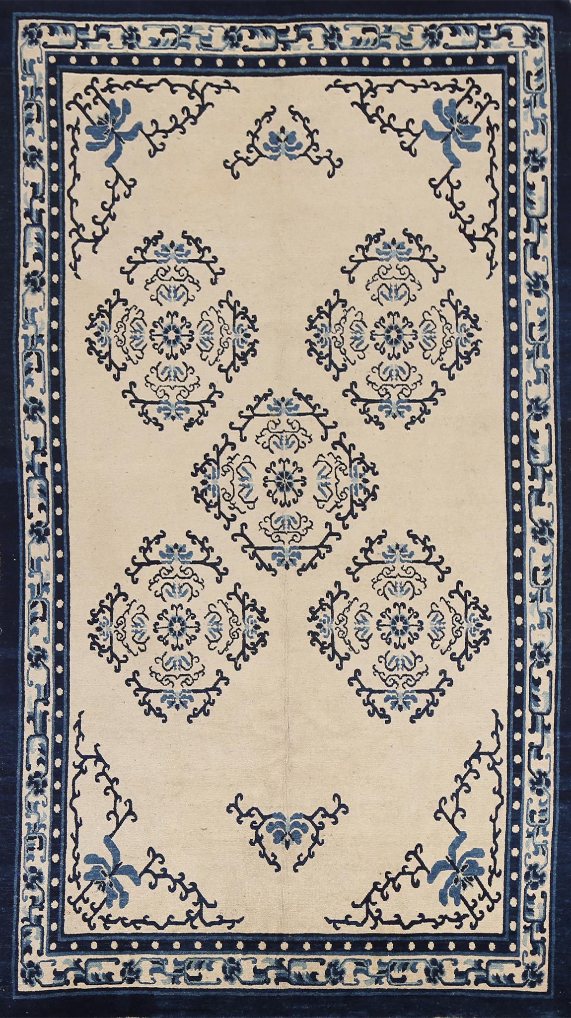 100% Vegetable Dye Antique Peking Oriental Area Rug 5x8 (1 of 18)