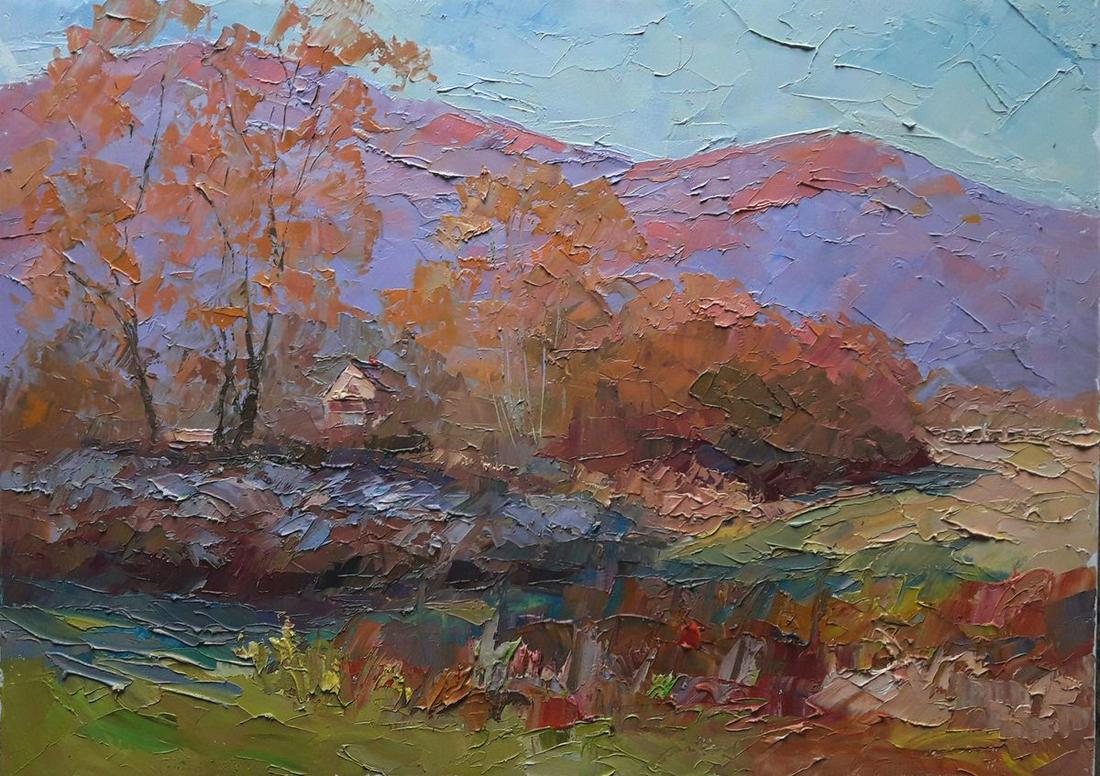 Oil painting Autumn colors Serdyuk Boris Petrovich (1 of 6)