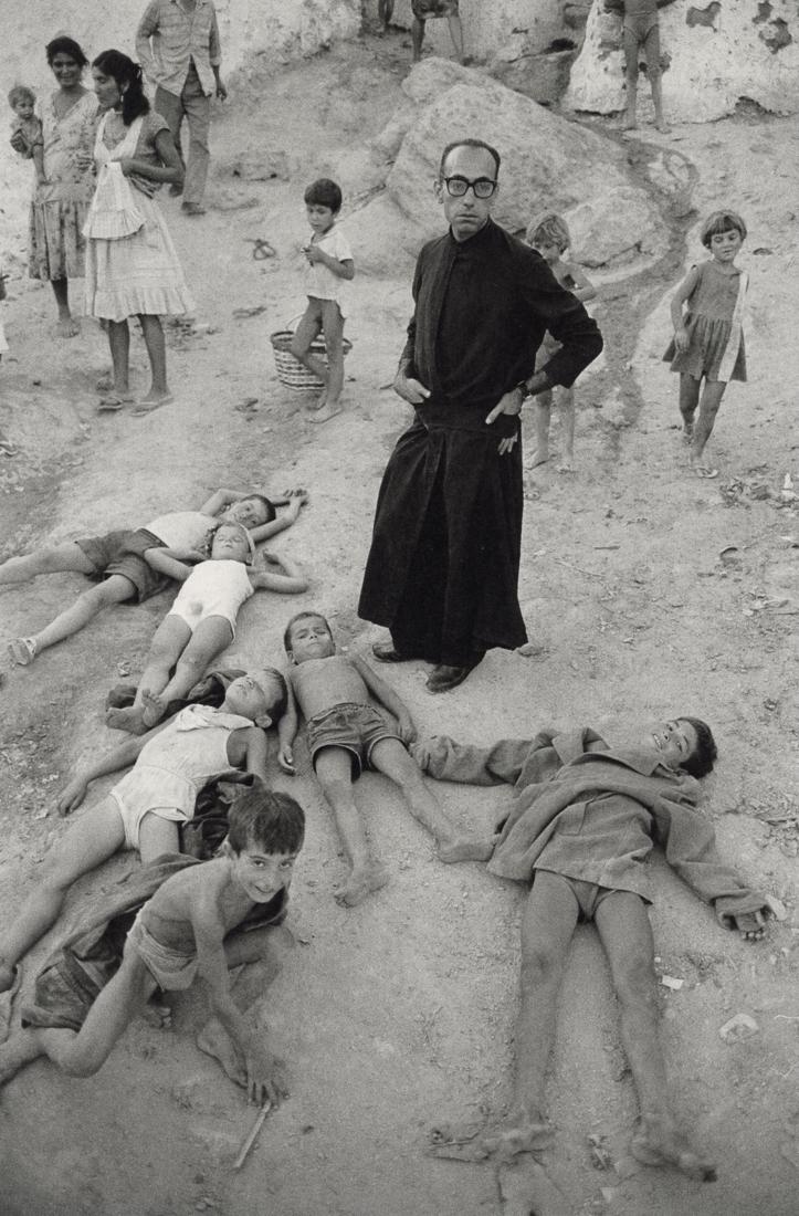 BRUCE DAVIDSON - Almeria, Spain, 1965: Artist: Bruce Davidson Title: Almeria, Spain, 1965 Medium: Photo Litho, 2016, Spain Dimensions: 6.45x9.85" Description: Heat Wax Mounted on 11x14" Conservation Board Artist Bio: Bruce Davidson is an A