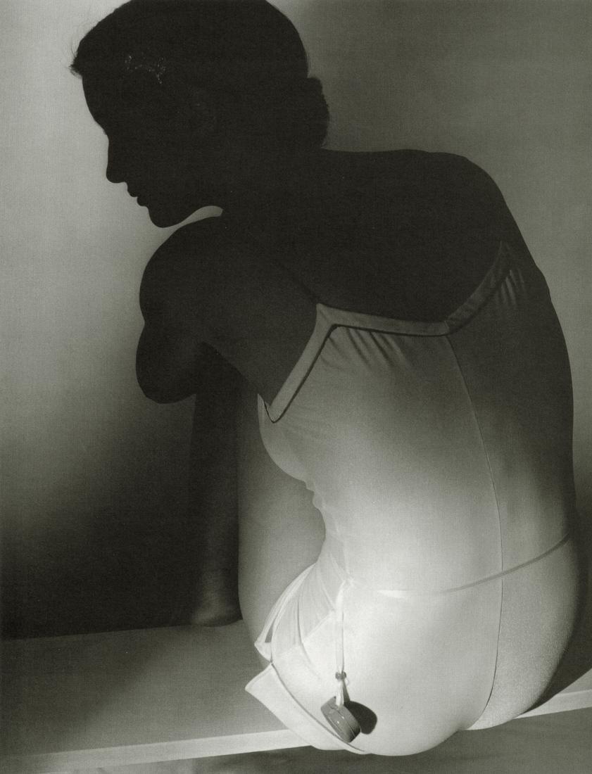 HORST P. HORST - Courreges Bathing Suit, Paris, 1978: Artist: Horst P. Horst Title: Courreges Bathing Suit, Paris, 1978 Medium: Photo Litho, 1989, Canada Dimensions: 6.8x8.9" Description: Heat Wax Mounted on 8.5x11" Conservation Board Artist Bio: Horst P