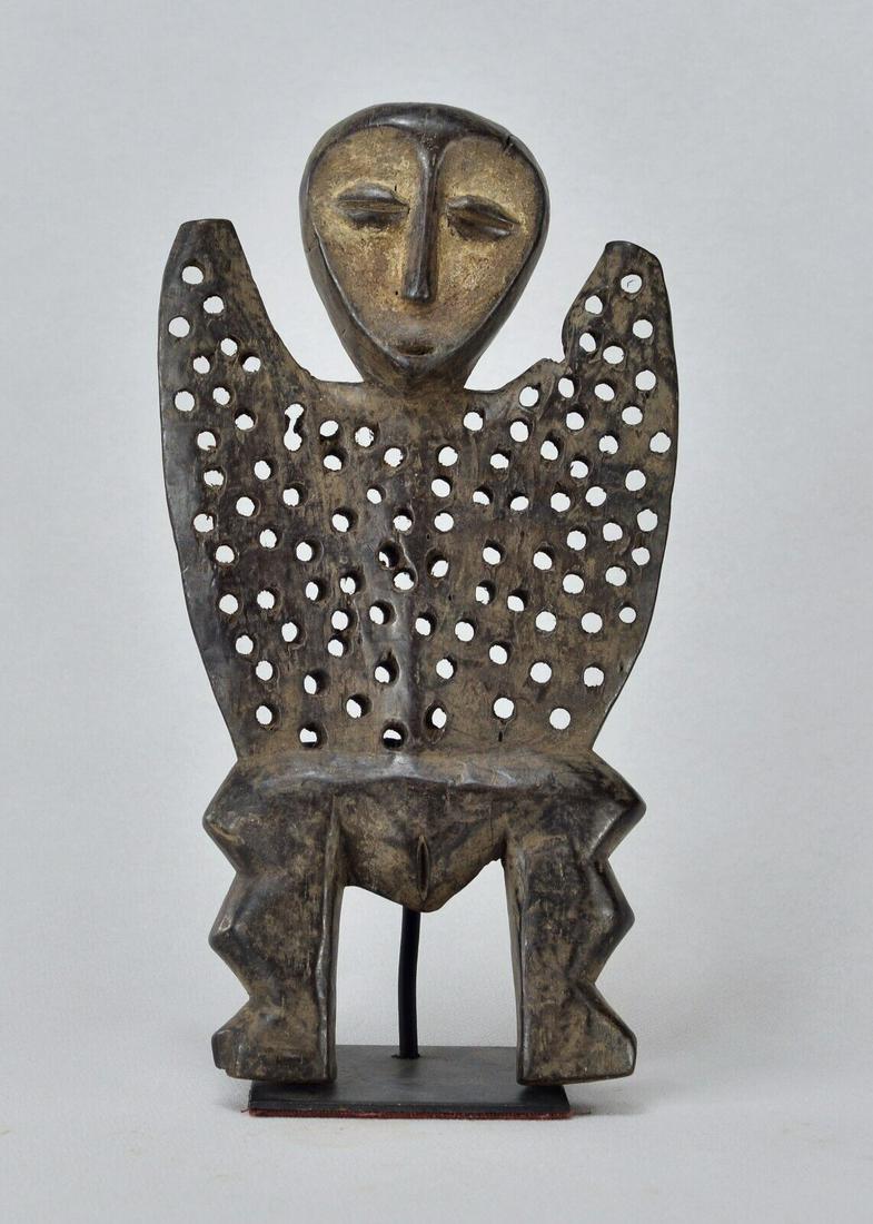 African Art Large 12" LEGA double sided Figure Statue sculpture Congo drc (1 of 8)