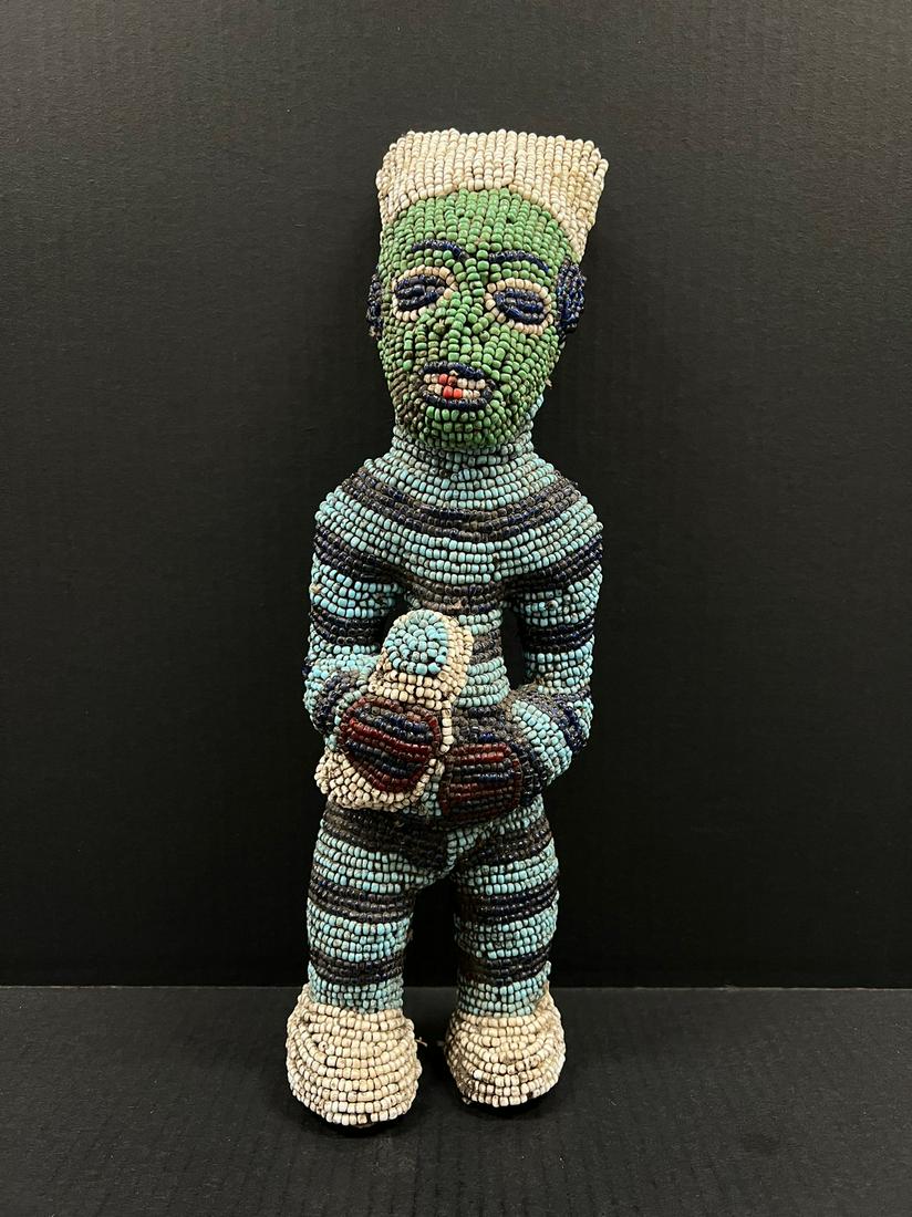 Bamileke Beaded Statue (1 of 6)