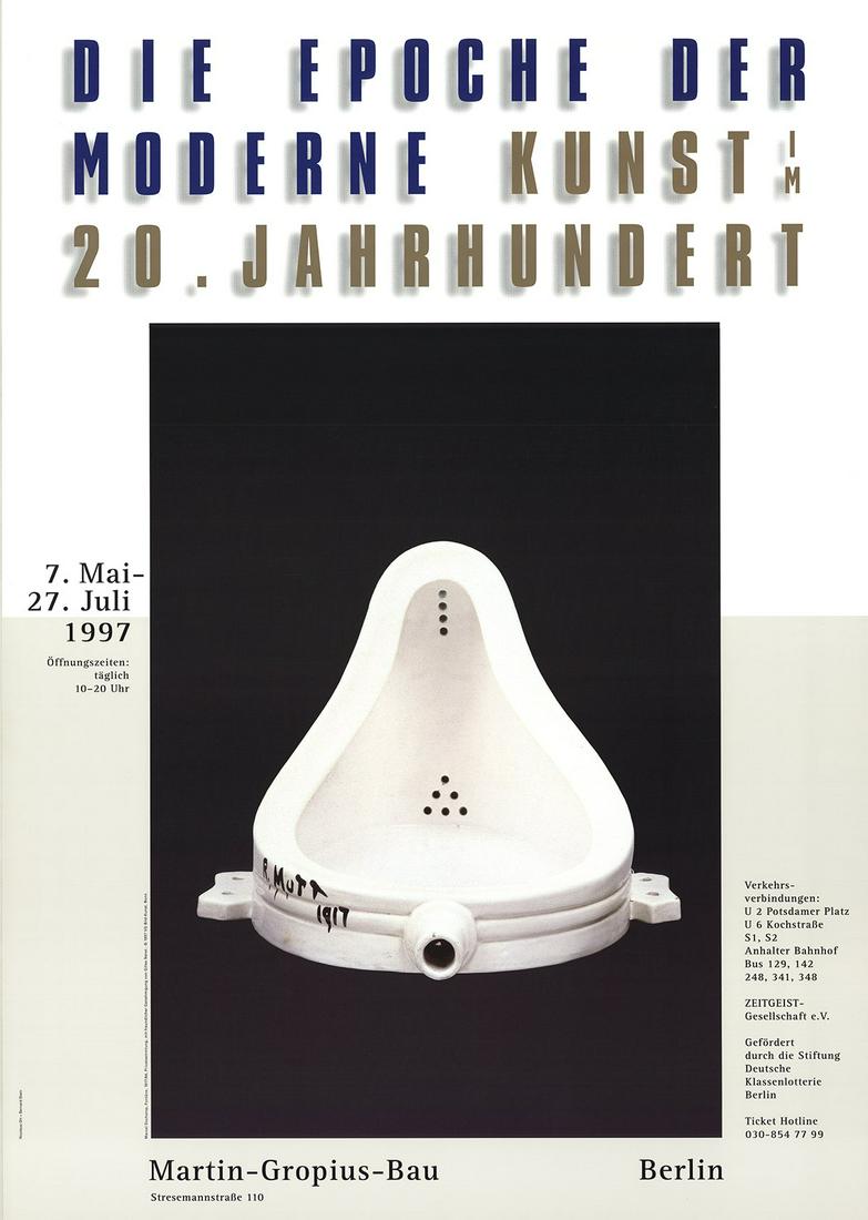 Marcel Duchamp - Fountain - 1997 Offset Lithograph 33" x 23.25" (1 of 1)