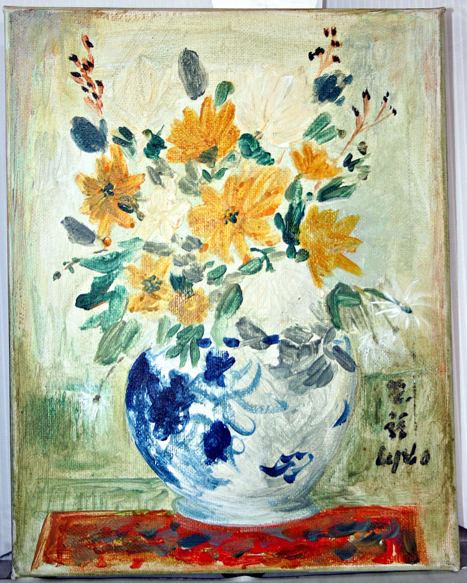 Le Pho ( 1907 - 2001) - Still Life oil on canvas (1 of 3)