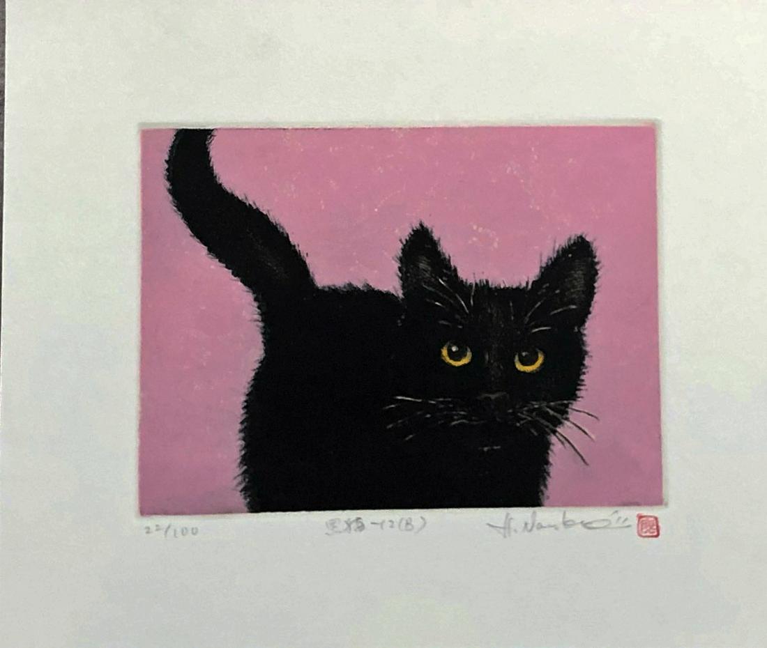 Hiroto Norikane (B. - 1947): Black Cat 12 -B (1 of 1)
