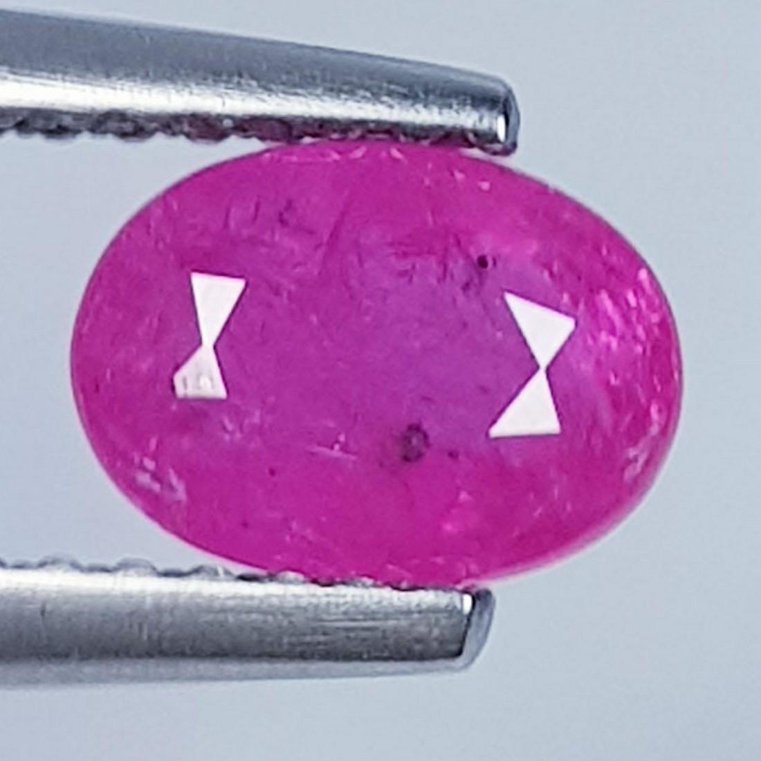 0.98 Ctz Unheated Pink Natural Ruby (1 of 4)