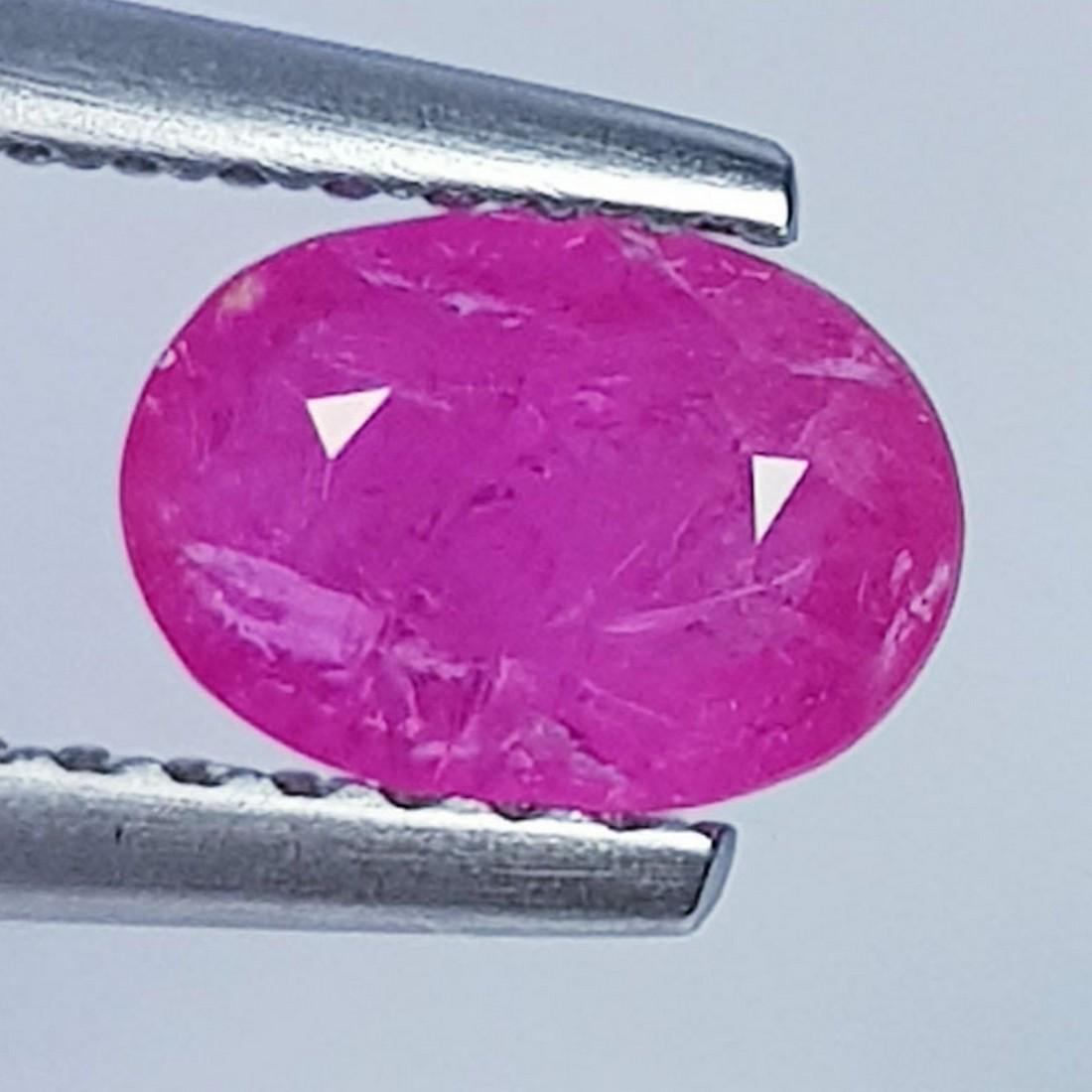 0.86 Ctz Unheated Pink Natural Ruby (1 of 4)